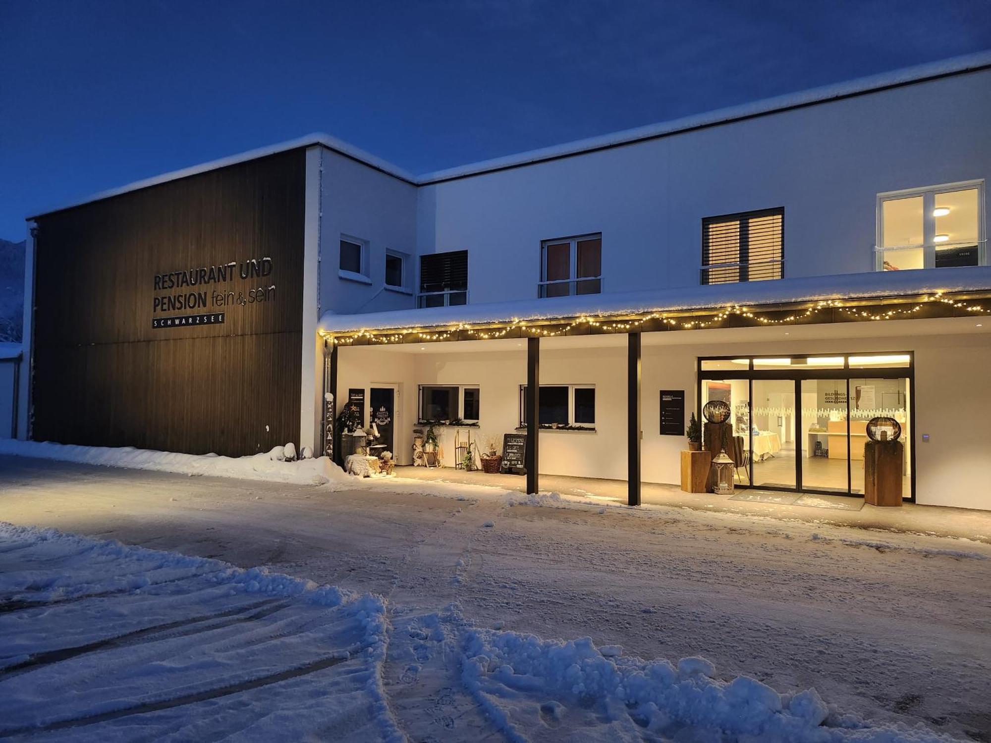 Pension Fein & Sein Bad-Schwarzsee Exterior foto